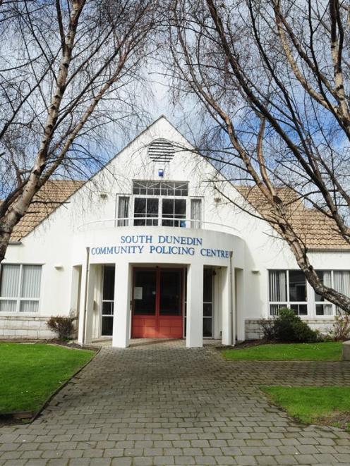 The South Dunedin Police Station. Photo by ODT.