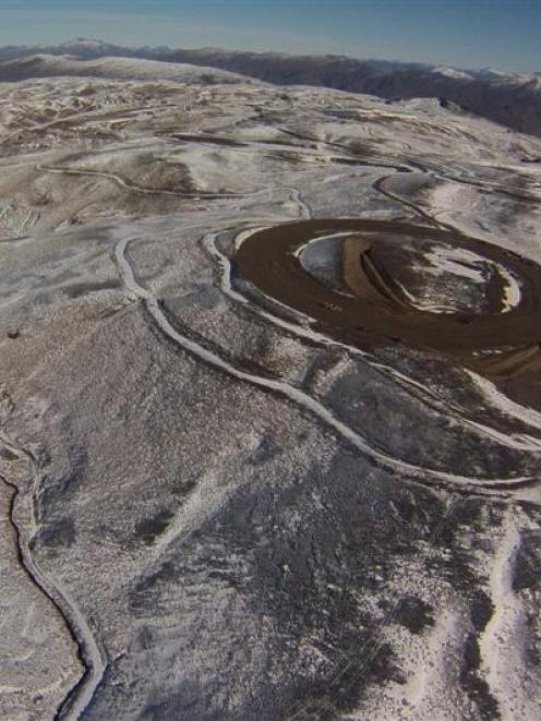 The Southern Hemisphere Proving Ground's new circular test track is easily spotted from the air...