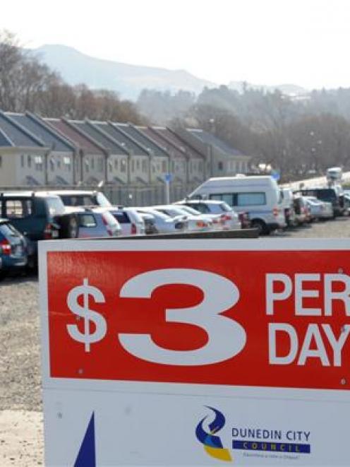 The St Andrew St car park in Dunedin, which quadrupled its occupancy rate after its daily fee was...