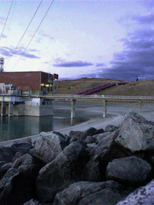 The Tekapo B power station, which sits in Lake Pukaki. The hydro-electricity station is fed by a...