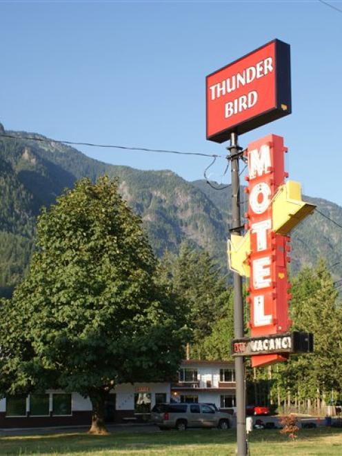 The Thunderbird Motel where Ryan Jenkins was found dead of a suicide, hanging by a belt from a...