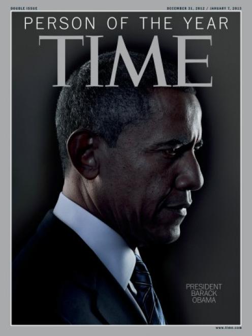 The Time magazine Person of the Year edition featuring US President Barack Obama. REUTERS/TIME...