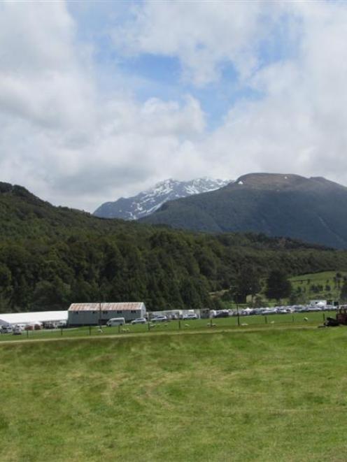 The "unit base" for 450 cast and crew members who worked on <i>The Hobbit</i> location shoot on...