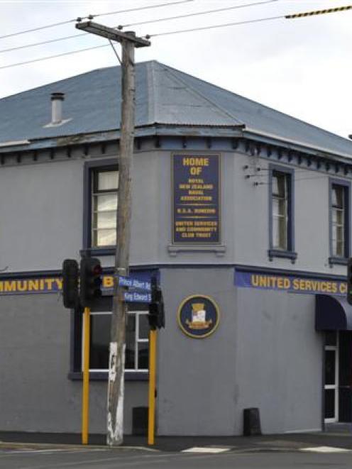 The United Services Community Club building, in St Kilda, may be sold by liquidators. Photo by...