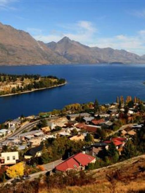 The view from Queenstown hills. Photo by ODT.