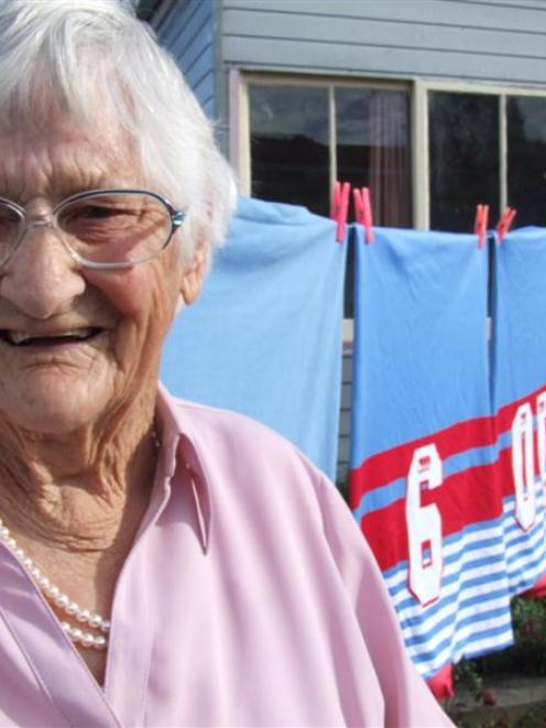 The Waimate Rugby Football Club's first female life member, Stella Chamberlain, has finally given...