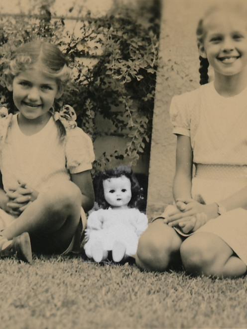 The way we were ... Margot Nash and her sister Diana, circa 1955, in a still shot from her...