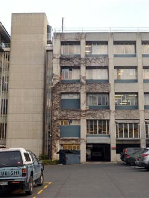 The west wing of the University of Otago's dental school Walsh Building which is scheduled for...