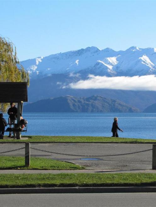 There are no plans for new buildings on this part of Roys Bay, Lake Wanaka, near the CBD, but...