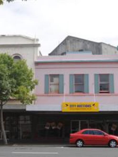 These buildings in Princes St, Dunedin, are one step closer to demolition. Photo by Peter Mcintosh.