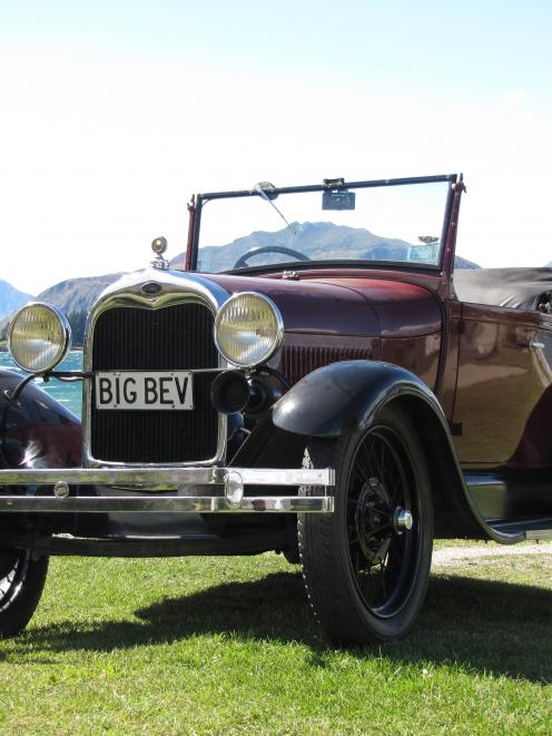 This 1929 Ford Model A car is one of 140 that will be in Wanaka for a series of events at Easter....