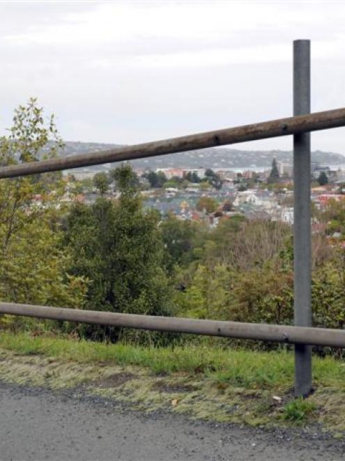 This dilapidated fence at the northern entrance to Dunedin looks set to be replaced. Photo by...
