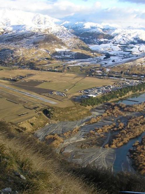 This indicative, undated photo montage gives an artist's impression of how the Queenstown Airport...