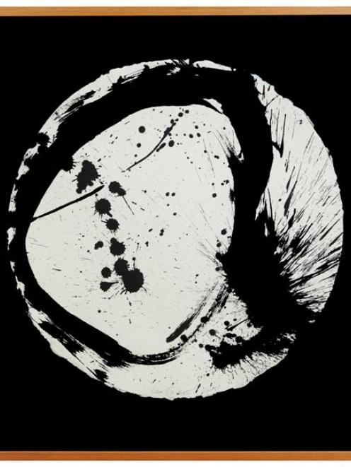 This Max Gimblett painting, worth between $4000 and $6000, has been donated for the Memorial Hall...