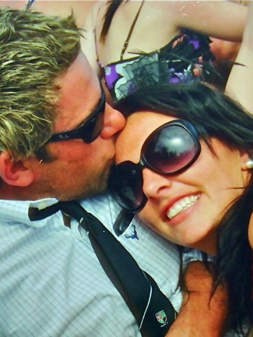 This photo of Scott Guy and Kylee was released today. Credit:NZPA / NZ Police