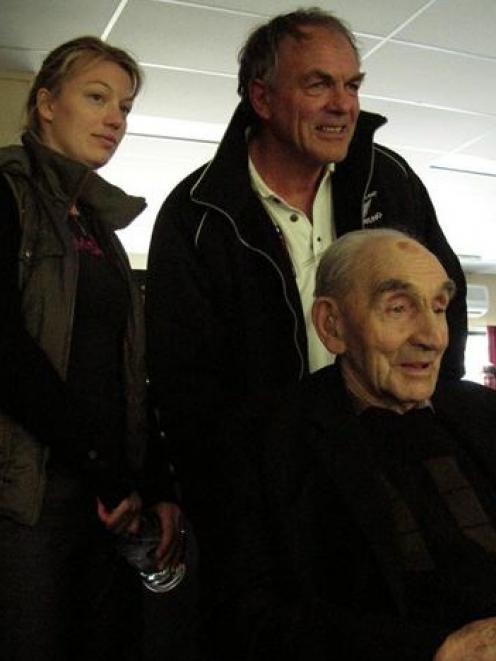 Three generations of the Becker family at the Maniototo Curling International rink in Naseby this...