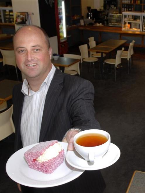 Tip Top Cafe owner Barry Timmings (left) with operations manager Kent Twaites (centre) and chef...