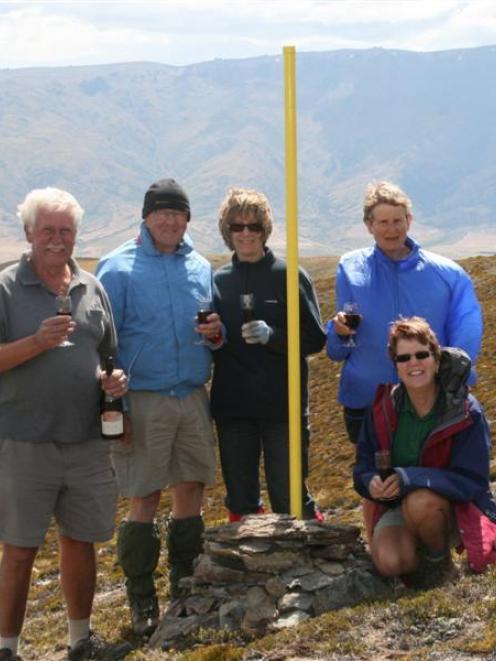 Toasting the furthest point from the sea in New Zealand with Bannock Brae Estate's barrel...