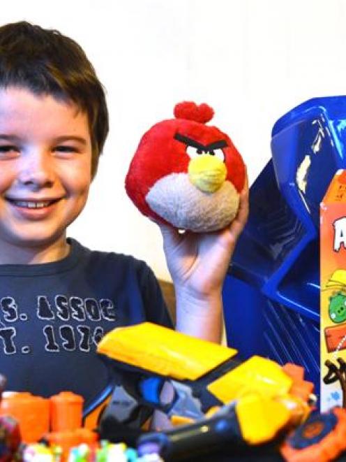 Tom Gold may be only 9, but the Dunedin schoolboy has landed his dream job. Photo by Peter McIntosh.