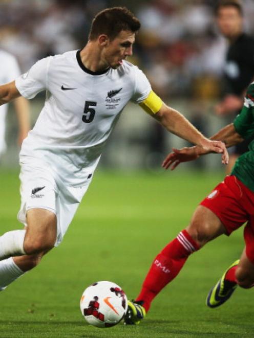 Tommy Smith in action against Mexico in Wellington. Photo Getty Images