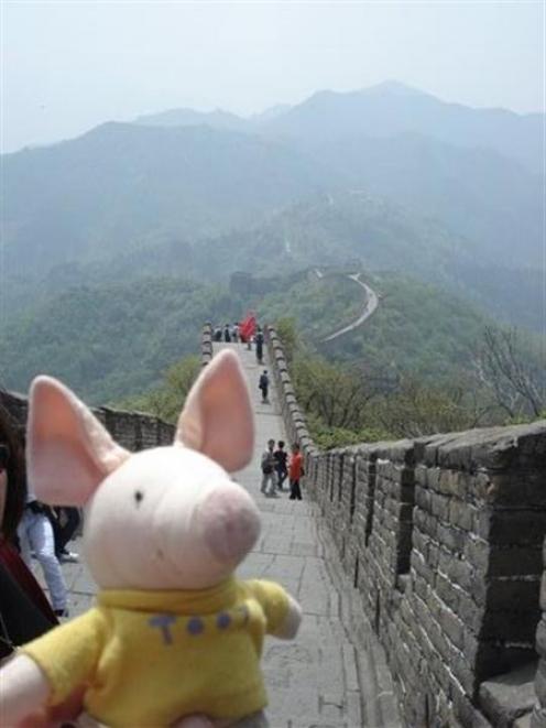 Toot visits the Great Wall of China.