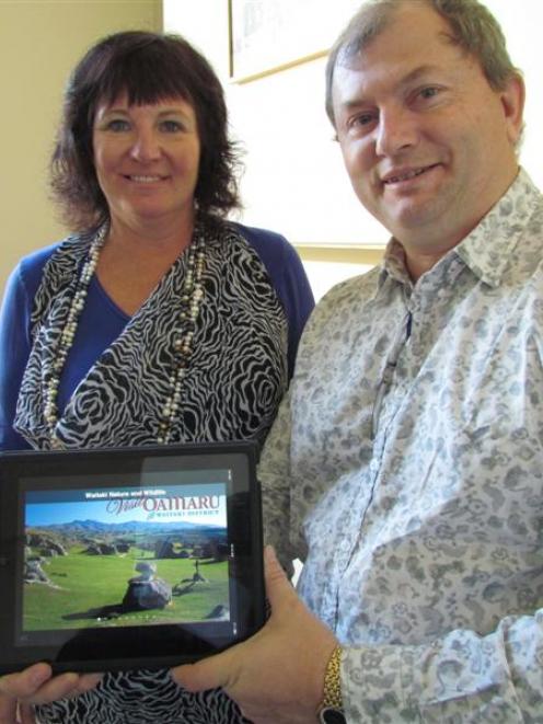 Tourism Waitaki sales and marketing co-ordinator Megan Howell (left) and iTravelNZ director Yuri ...