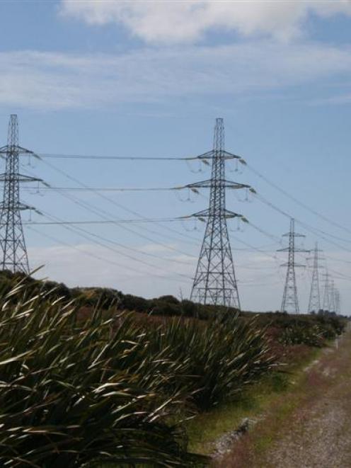 Transmission lines will be needed to divert smelter power into the national grid. Photo by...