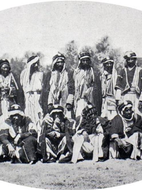 Turkey's Bedouin soldiers at Damascus, Syria.  - Otago Witness, 28.7.1915