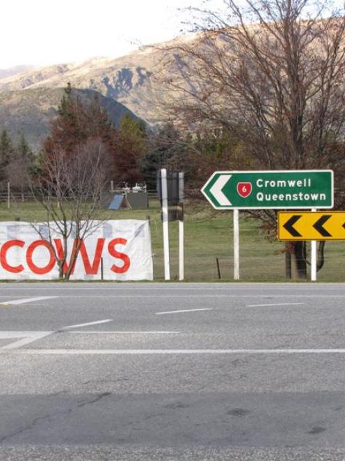 Two signs opposed to dairying have been erected at the entrance to Wanaka in recent days. The...