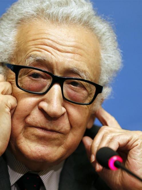 UN-Arab League envoy for Syria Lakhdar Brahimi. REUTERS/Jamal Saidi