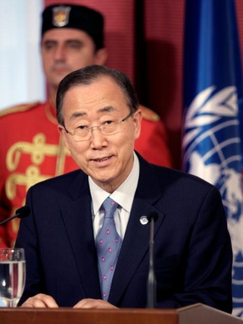 UN Secretary-General Ban Ki-moon. Photo Reuters