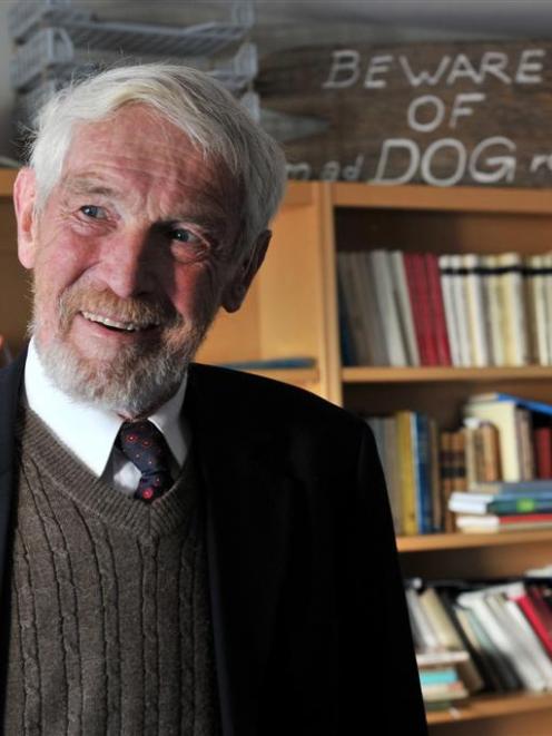 University of Otago Distinguished Research Medal recipient Prof Alan Musgrave yesterday. Photo by...