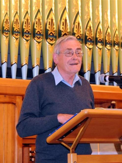 University of Otago emeritus professor of English Colin Gibson. Photo by ODT files.