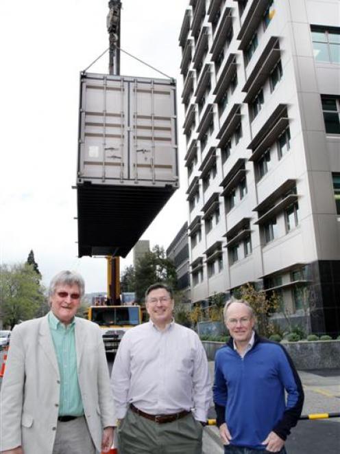 University of Otago microbiology and immunology department head Prof Frank Griffin (left),...