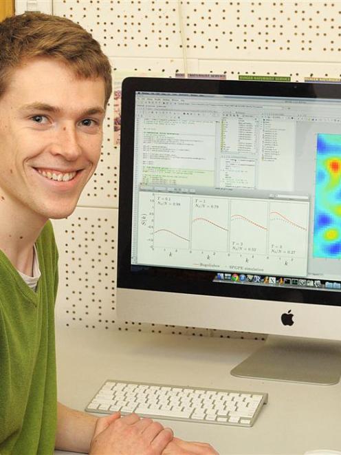 University of Otago physics honours student Edward Linscott  is looking forward to studying at...