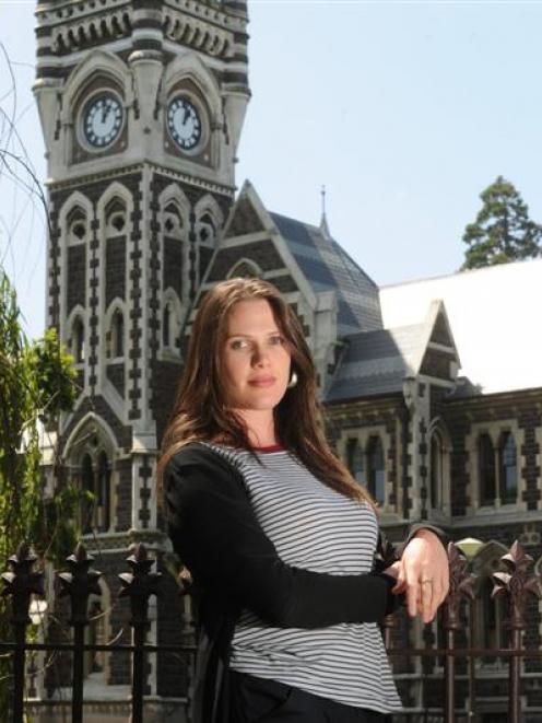 University of Otago postgraduate student Veronica Harwood-Stevenson (28) says it is unfair her...