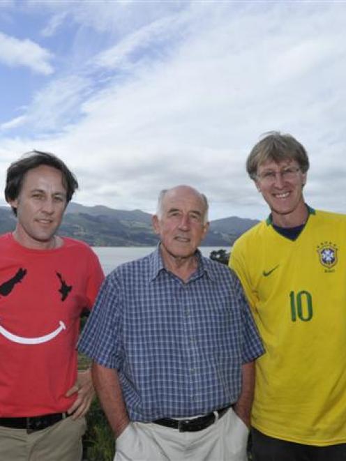 University of Otago Prof Charles Higham and his sons, Prof Tom Higham, of Oxford University, ...