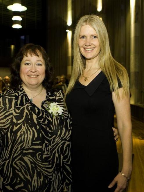 University of Otago senior law lecturer Selene Mize (left), who won the Prime Minister's 2009...