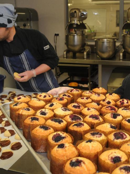 University of Otago University Union conferences and events catering department chefs Riki Young...