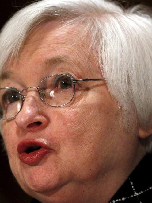 US Federal Reserve chairwoman Janet Yellen remains optimistic. Photo by Reuters.