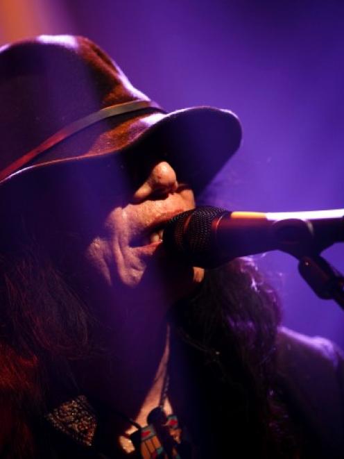 US folk singer Sixto Rodriguez performs during the first night of the 47th Montreux Jazz Festival...