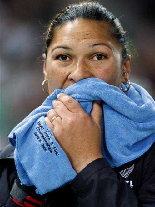 Valerie Vili. Photo by NZPA.