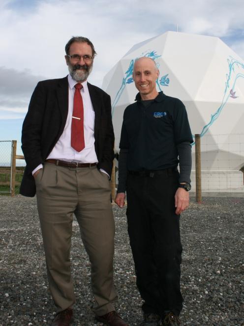 Venture Southland enterprise projects manager Robin McNeill (left) and CGC project engineer...