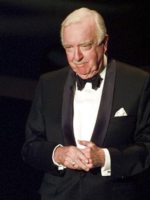 Veteran newsman Walter Cronkite is shown in this 1996 file photo. (AP Photo/Michael Caulfield, File)