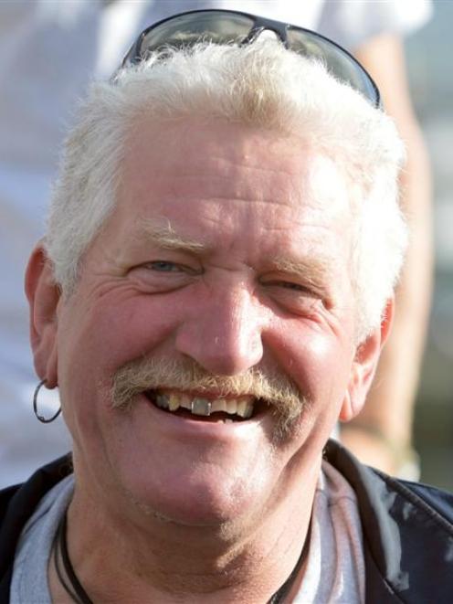 Veteran protester Henk Haazen.