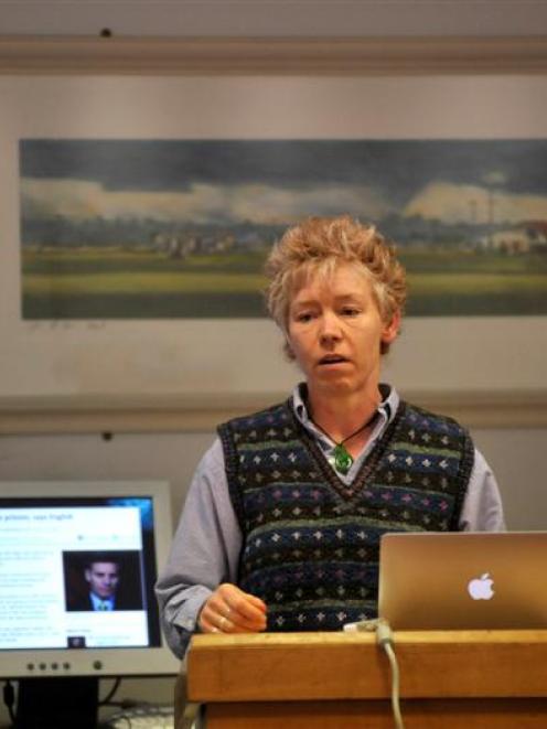 Victoria University forensic clinical psychologist Associate Prof Devon Polaschek gives a public...