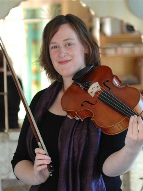 Violist Helen Bevin prepares to study at the Guildhall School of Music and Drama in London. Photo...