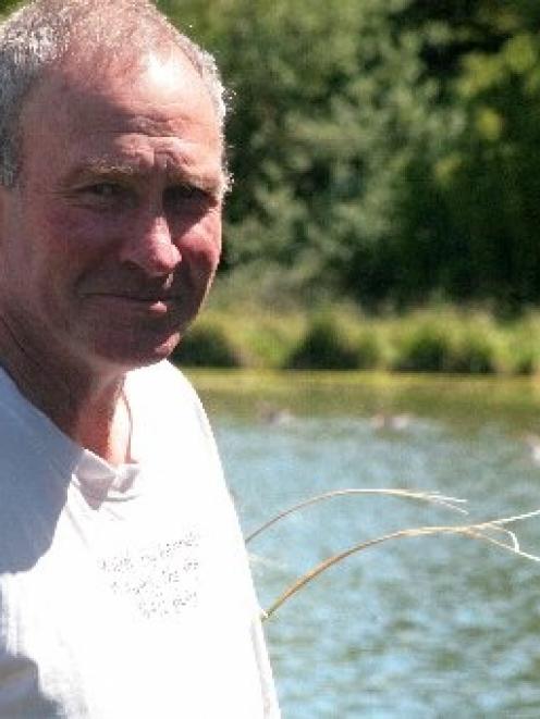 Waikouaiti Golf Club vice-president John Beattie ponders the latest non-lethal methods of keeping...