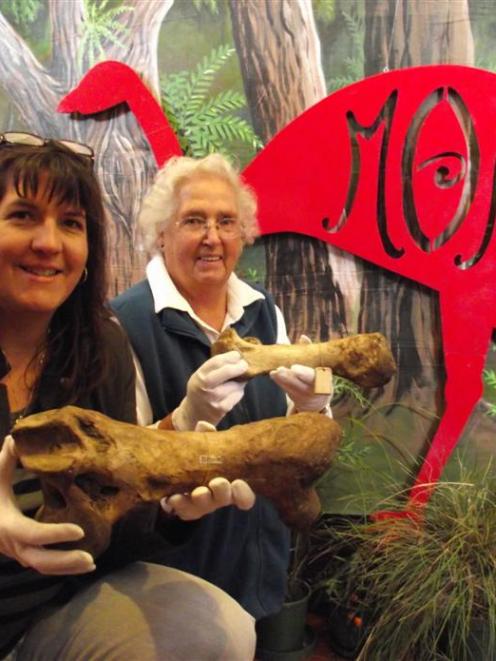 Waimate Museum co-ordinator Charissa Newton (left) and Waimate Historical Society vice-president...