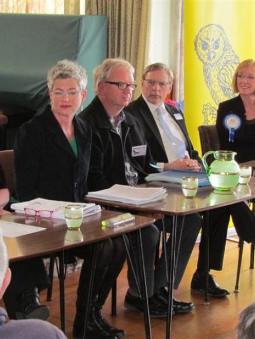 Waitaki electorate candidates for the general election  introduced at a meeting in Oamaru on...